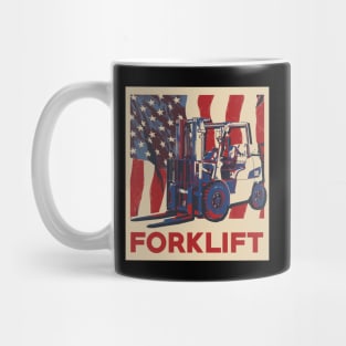 Retro Forklift Mug